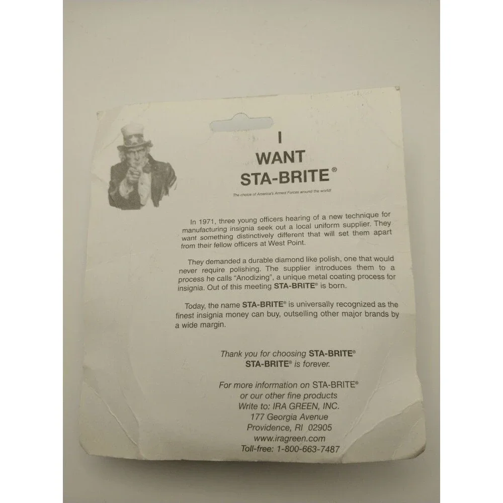 STA-BRITE Elastic Belt Buckle 1 Inch Female Buckle Tip Metal USA Model 3-5202F